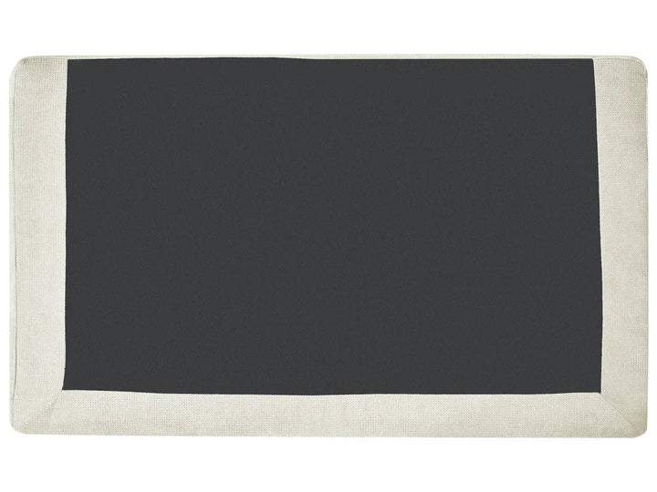 Corner Sofa 3 Seater Chenille Off-White Left Hand Emilio