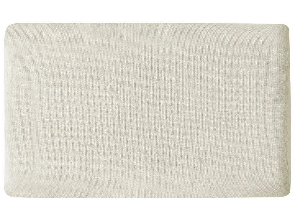 Corner Sofa 3 Seater Chenille Off-White Left Hand Emilio