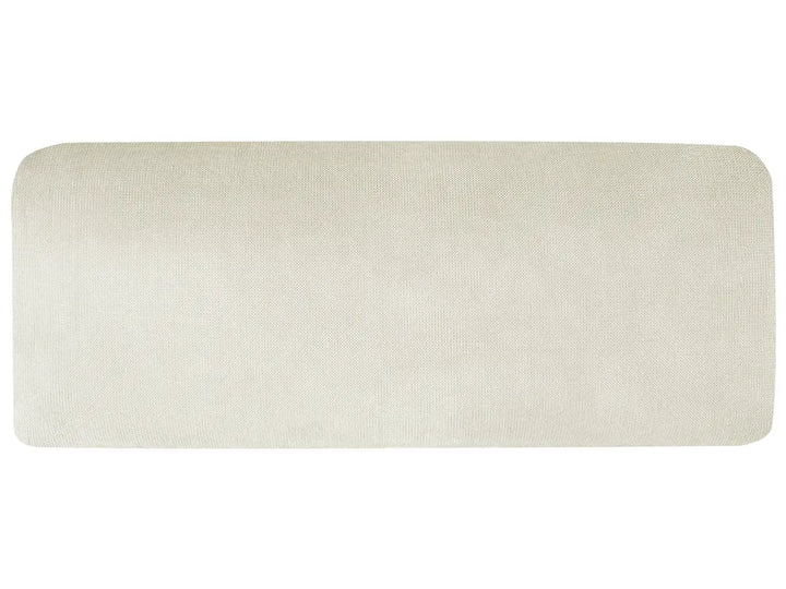 Corner Sofa 3 Seater Chenille Off-White Left Hand Emilio