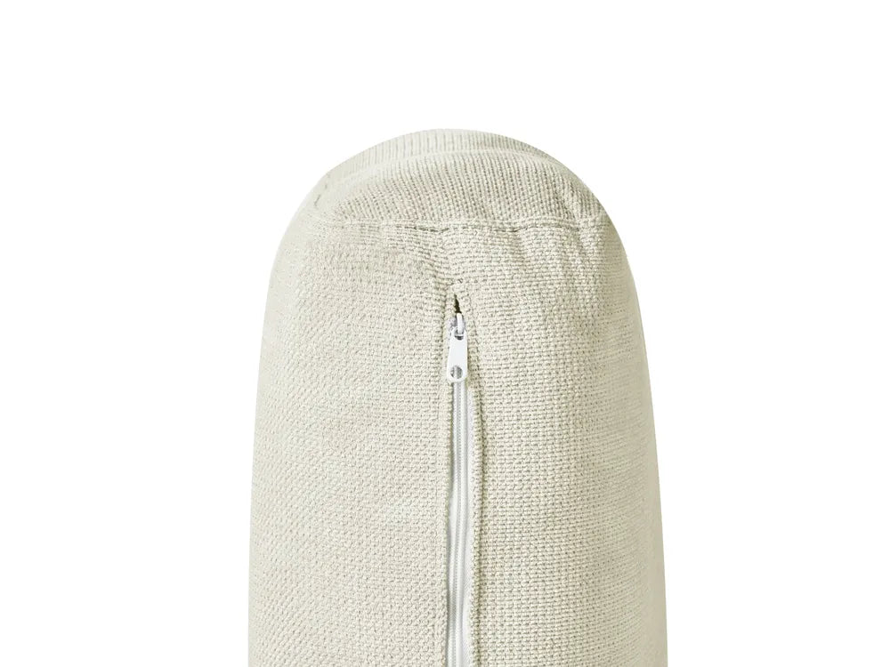 Corner Sofa 3 Seater Chenille Off-White Left Hand Emilio