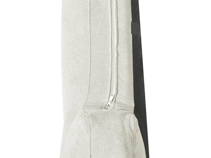 Corner Sofa 3 Seater Chenille Off-White Left Hand Emilio