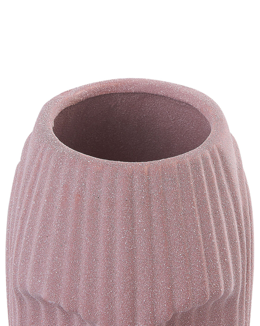 Pallini Flower Vase Stoneware 24 cm Peach Pink