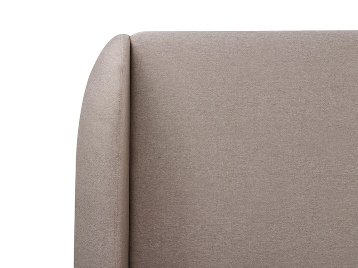 Ottoman Bed Fabric 180 x 200 cm (EU Super King) Taupe Allard