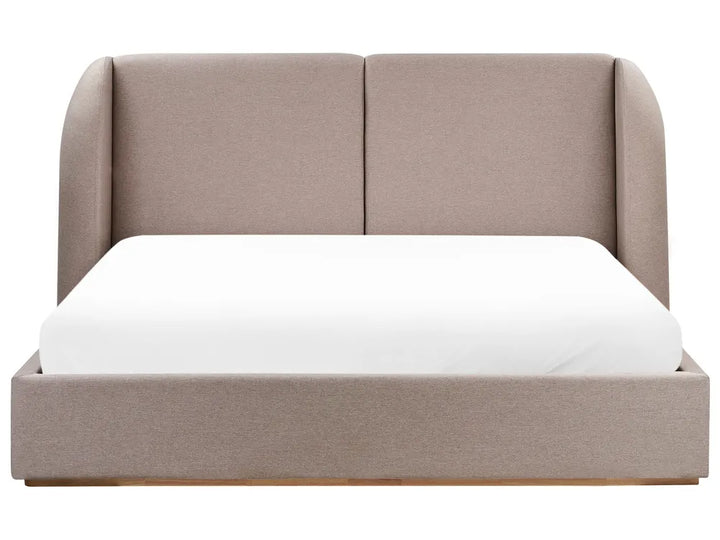 Ottoman Bed Fabric 180 x 200 cm (EU Super King) Taupe Allard