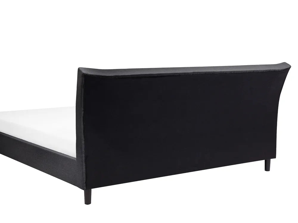 Bed Fabric 180 x 200 cm (EU Super King) Dark Grey Corbon