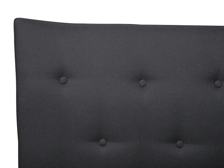 Bed Fabric 180 x 200 cm (EU Super King) Dark Grey Corbon