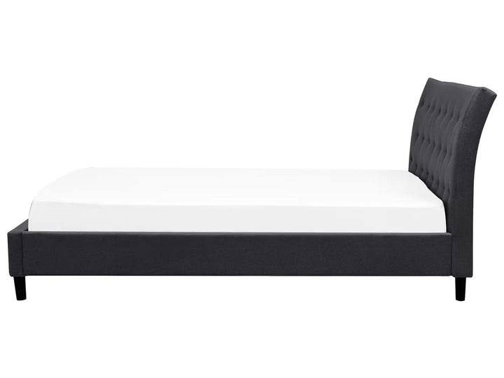 Bed Fabric 180 x 200 cm (EU Super King) Dark Grey Corbon