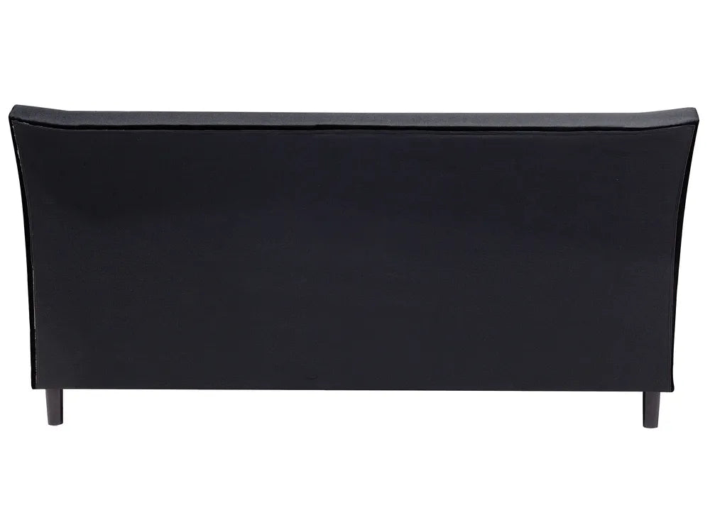 Bed Fabric 180 x 200 cm (EU Super King) Dark Grey Corbon