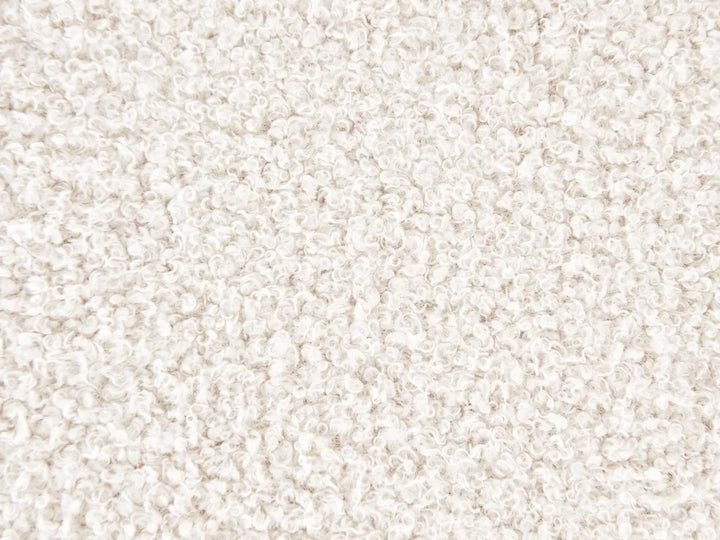 Bed Boucle 140 x 200 cm (EU Double) Off-White Belo