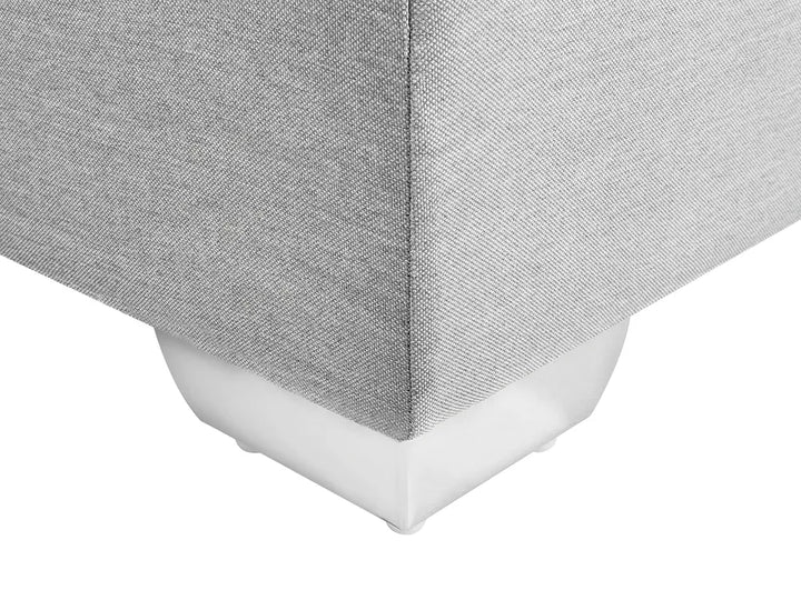 Divan Bed Fabric 180 x 200 cm (EU Super King) Light Grey Mozter