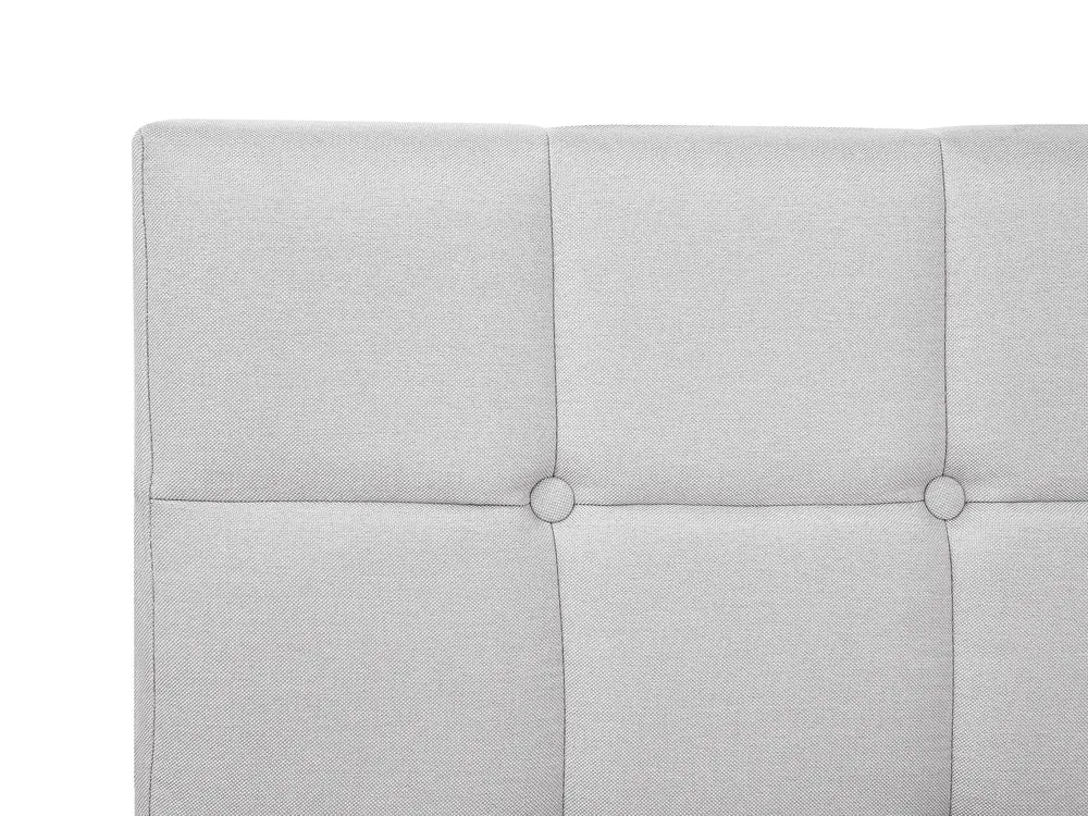 Divan Bed Fabric 180 x 200 cm (EU Super King) Light Grey Mozter