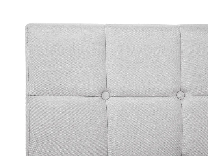 Divan Bed Fabric 180 x 200 cm (EU Super King) Light Grey Mozter