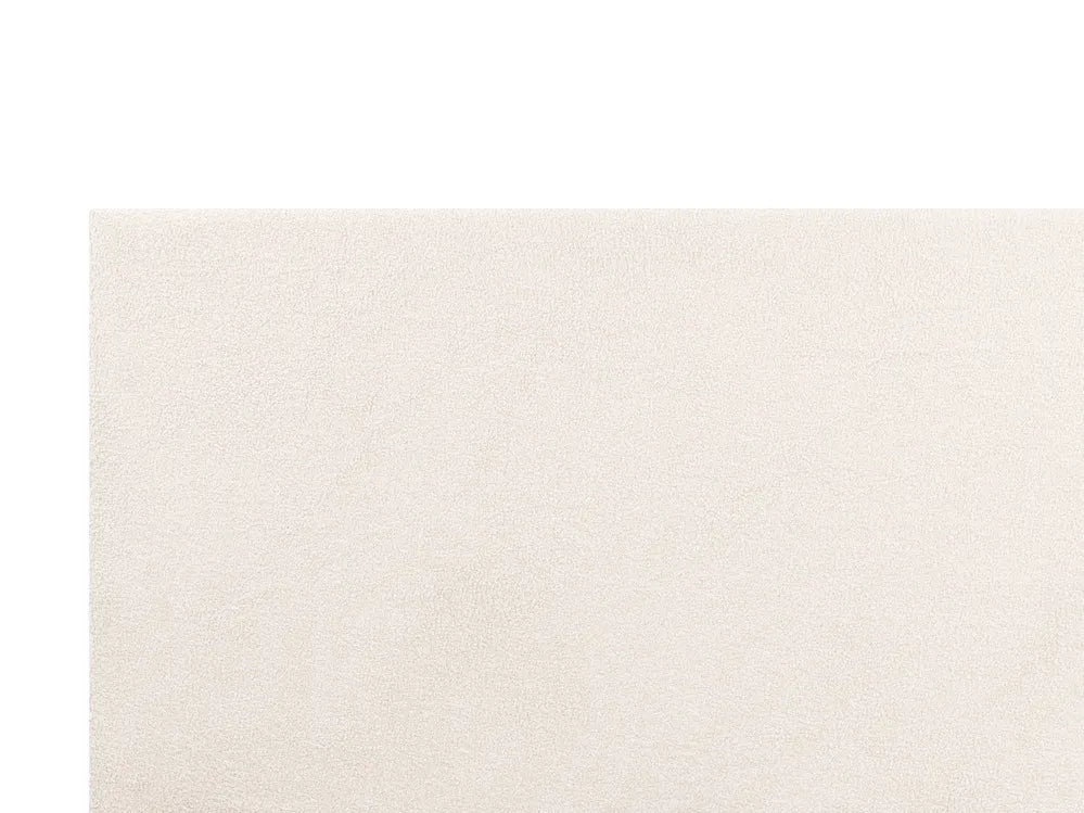 Bed Boucle 140 x 200 cm (EU Double) Off-White Belo