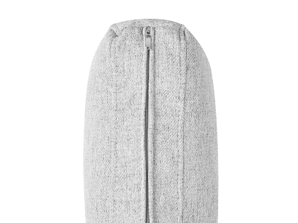 Sofa Bed 2 Seater Fabric Light Grey Blancha