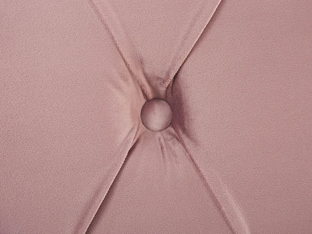 Bed Velvet 180 x 200 cm (EU Super King) Pink Duluth