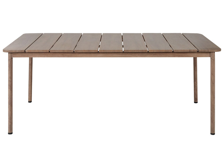 Flavia Garden Dining Table  185 cm 96 cm Metal Brown