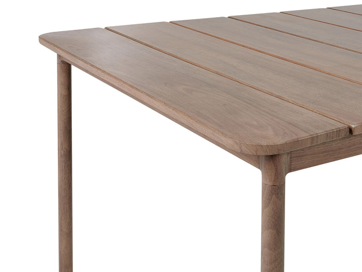 Flavia Garden Dining Table  185 cm 96 cm Metal Brown