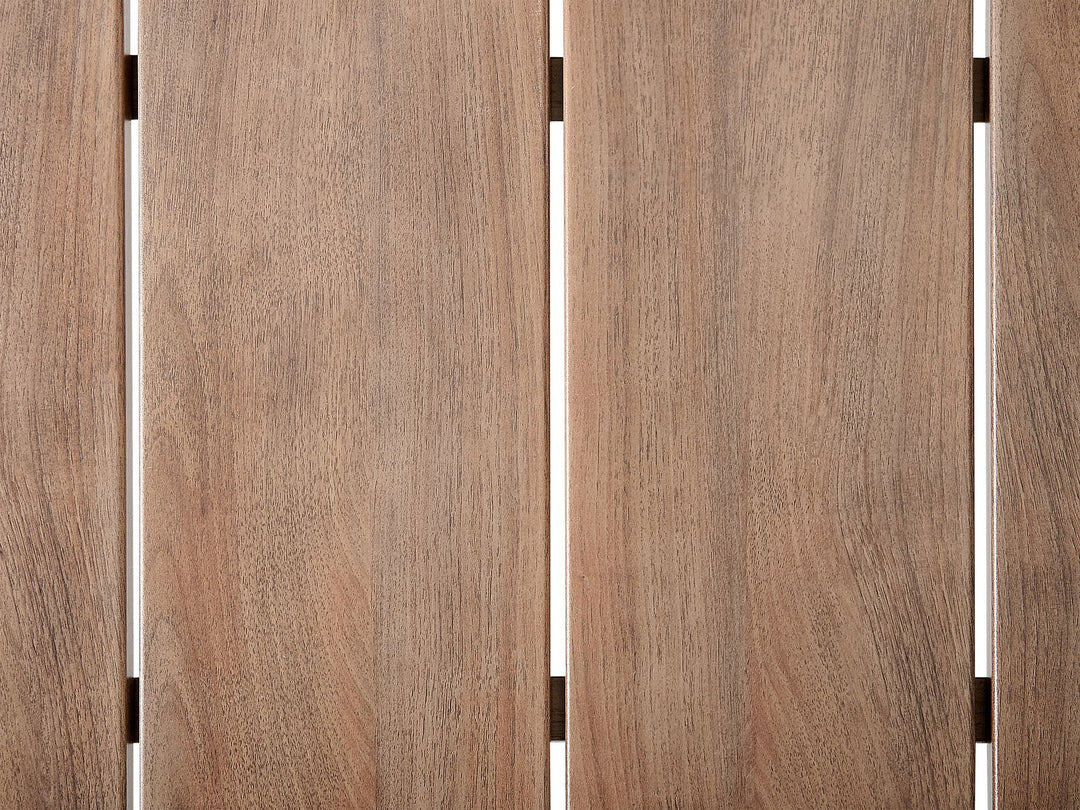 Flavia Garden Dining Table  185 cm 96 cm Metal Brown