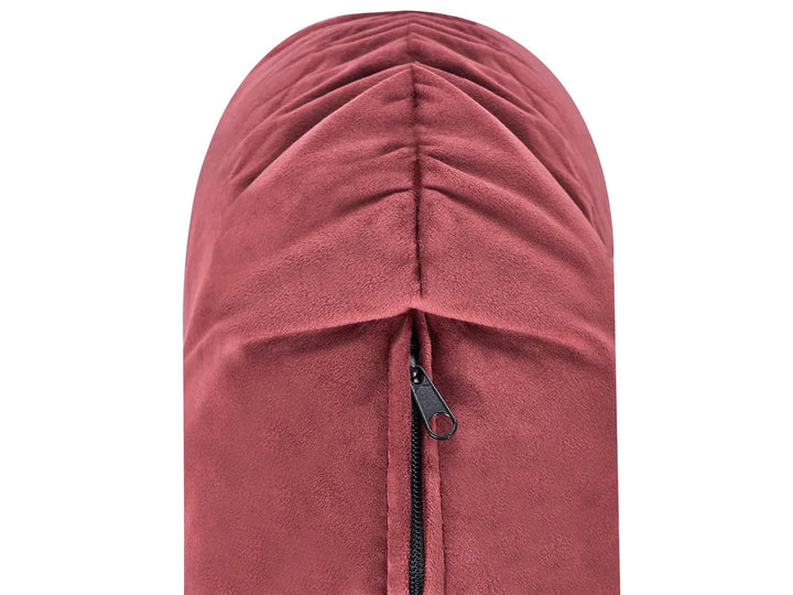 Sofa 2 Seater Velvet Dark Red Drinel