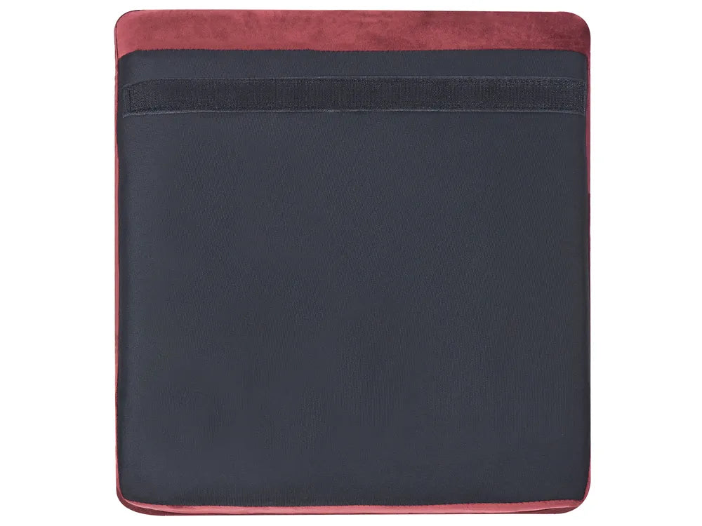 Sofa 2 Seater Velvet Dark Red Drinel