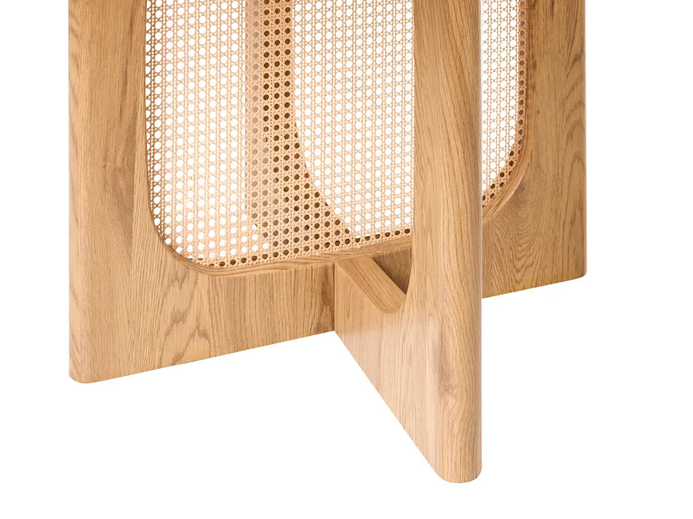 Dining Table Light Brown 120 cm 120 cm Alayaa