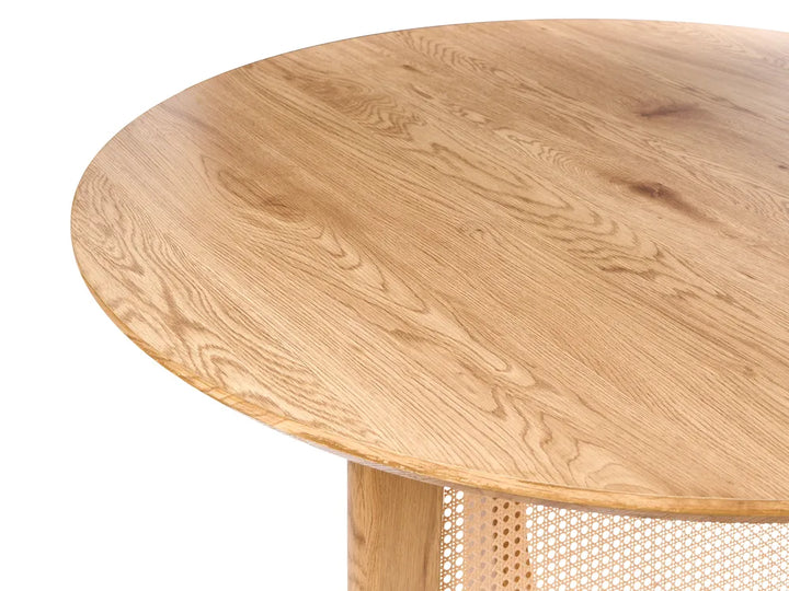 Dining Table Light Brown 120 cm 120 cm Alayaa