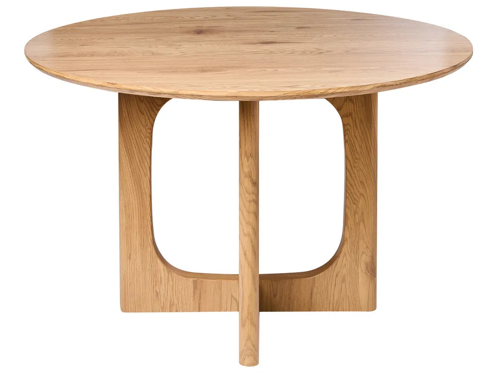 Dining Table Light Brown 120 cm 120 cm Alayaa