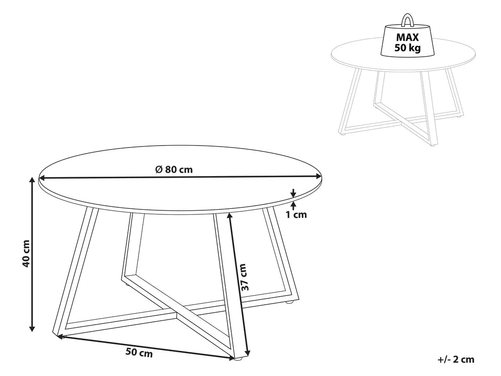 Coffee Table Ceramic White Marble Crumley