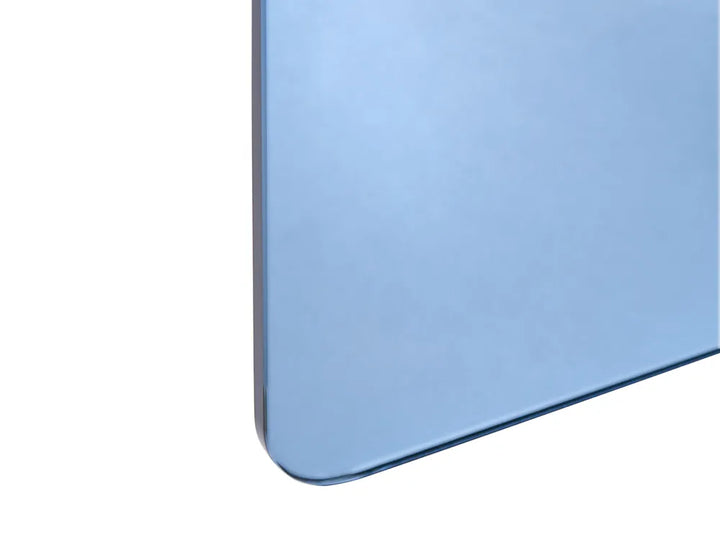 Side Table Tempered Glass Blue Aunnika