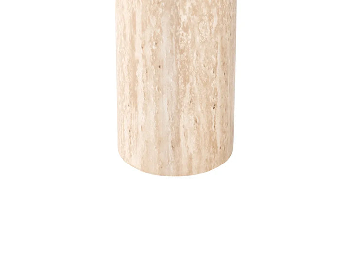 Coffee Table 52 cm 89 cm Travertine Effect Kopelynn