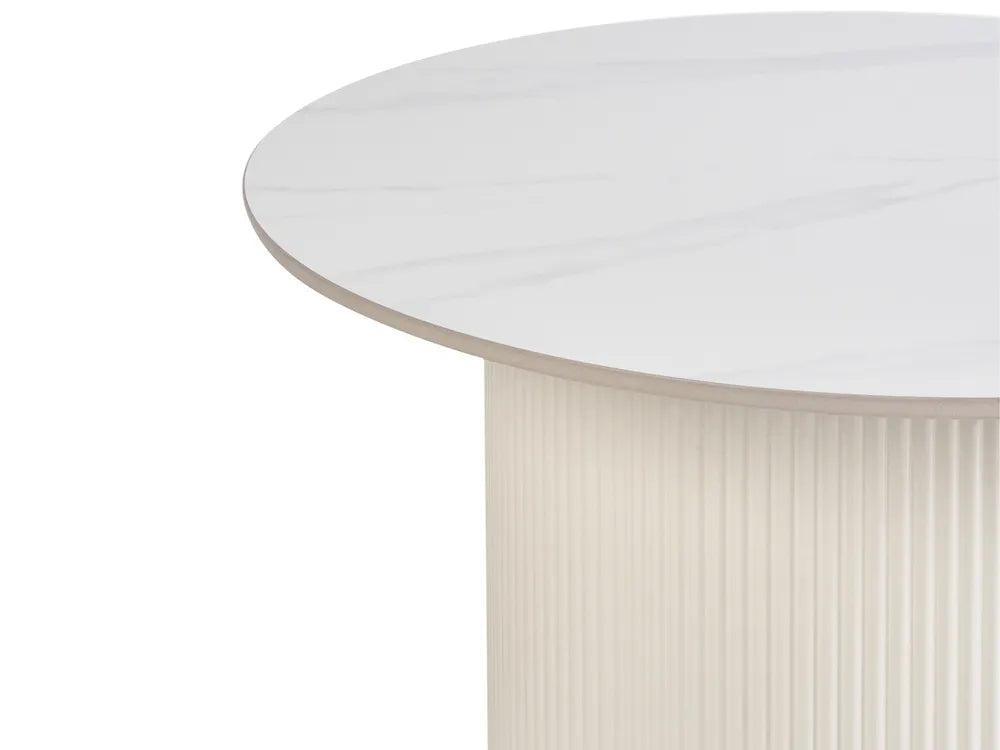 Coffee Table Ceramic Light Beige Alandria