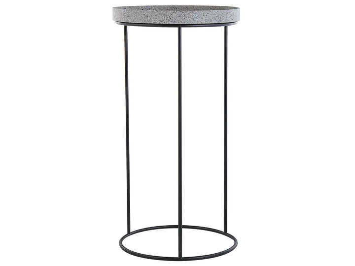 Set of 3 Side Tables Black Baylor