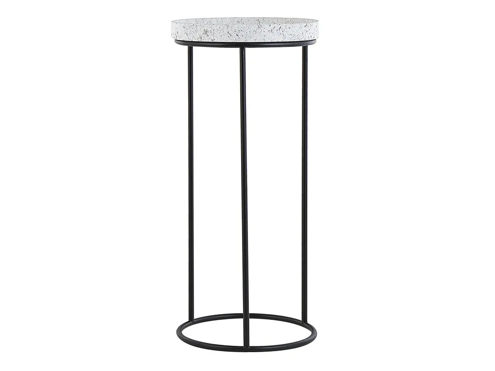 Set of 3 Side Tables Black Baylor