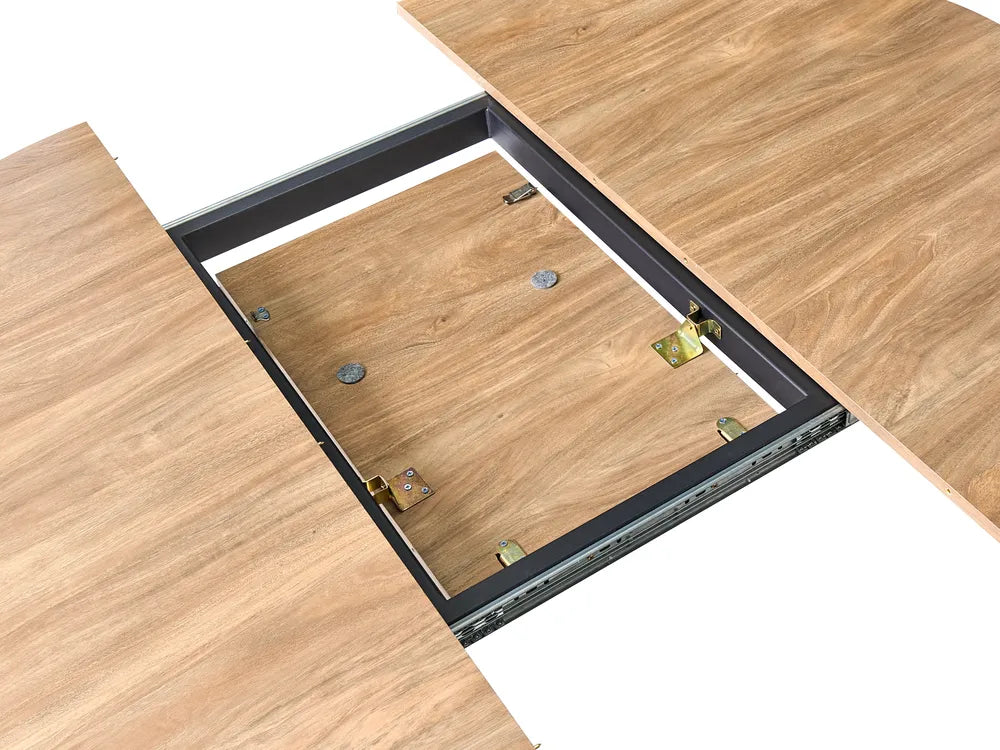 Extending Dining Table Brown 120/160 cm 120 cm Brookner