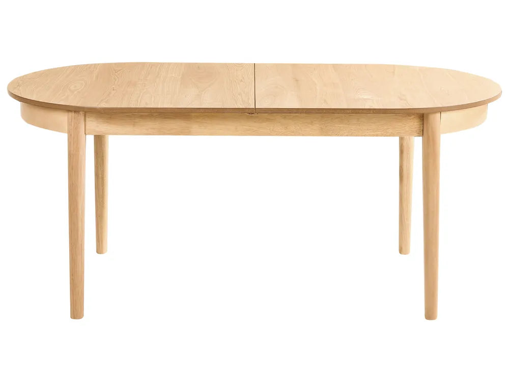 Extending Dining Table Light Ash Wood 180/220 cm 90 cm