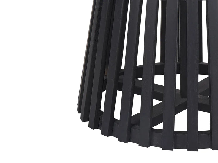 Dining Table Black 120 cm 120 cm Acacia Wood Gotthold