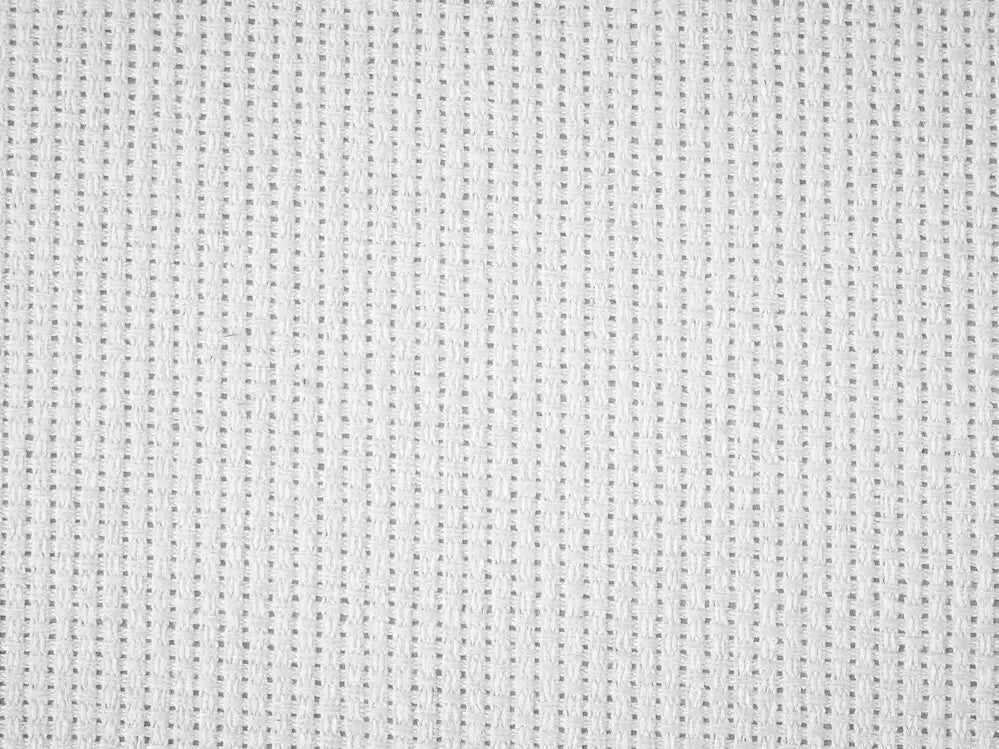 Sofa 3 Seater Fabric White Ambert