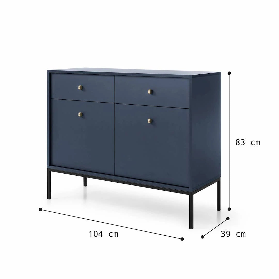 Sideboard Cabinet Navy Mono