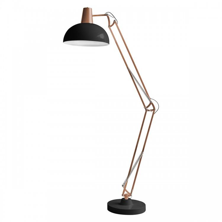 Marshall 1 Oversized Floor Lamp Copper/Black