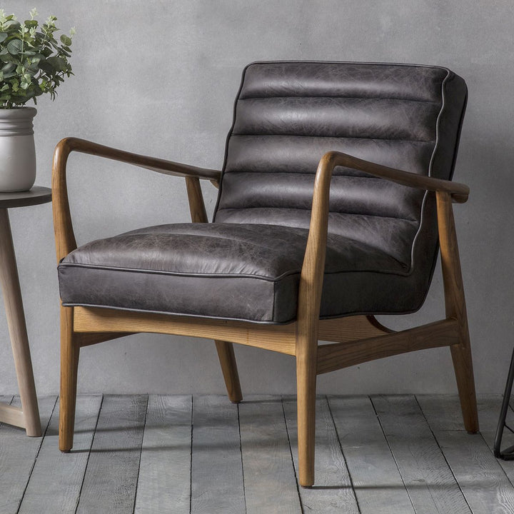 Antique Ebony Armchair Adria