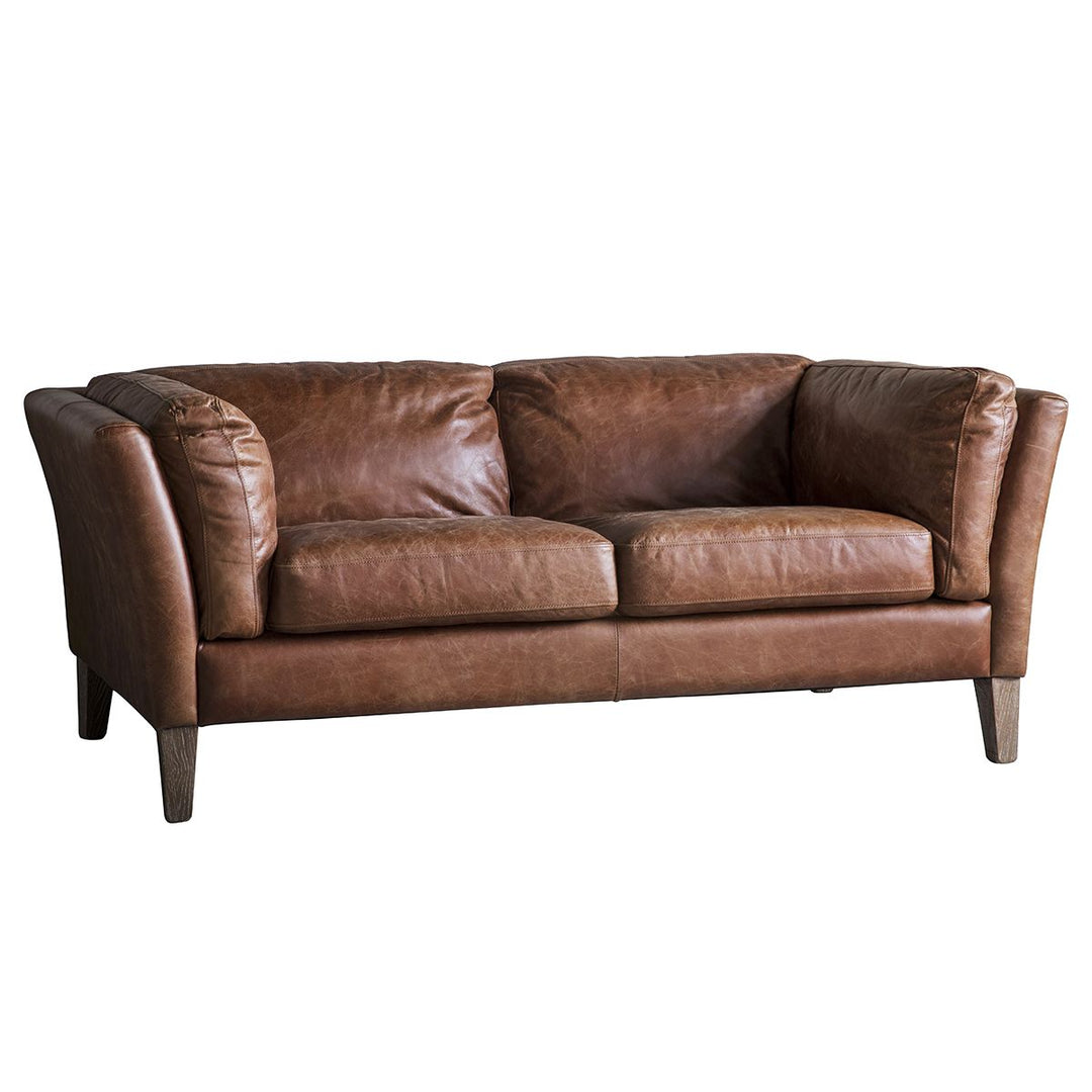Bourg Two Seater Leather Sofa
