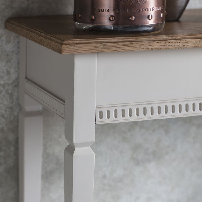 Taupe One Drawer Console Table Rhiannon