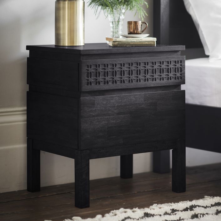 Bedside Two Drawer Chest Pernell