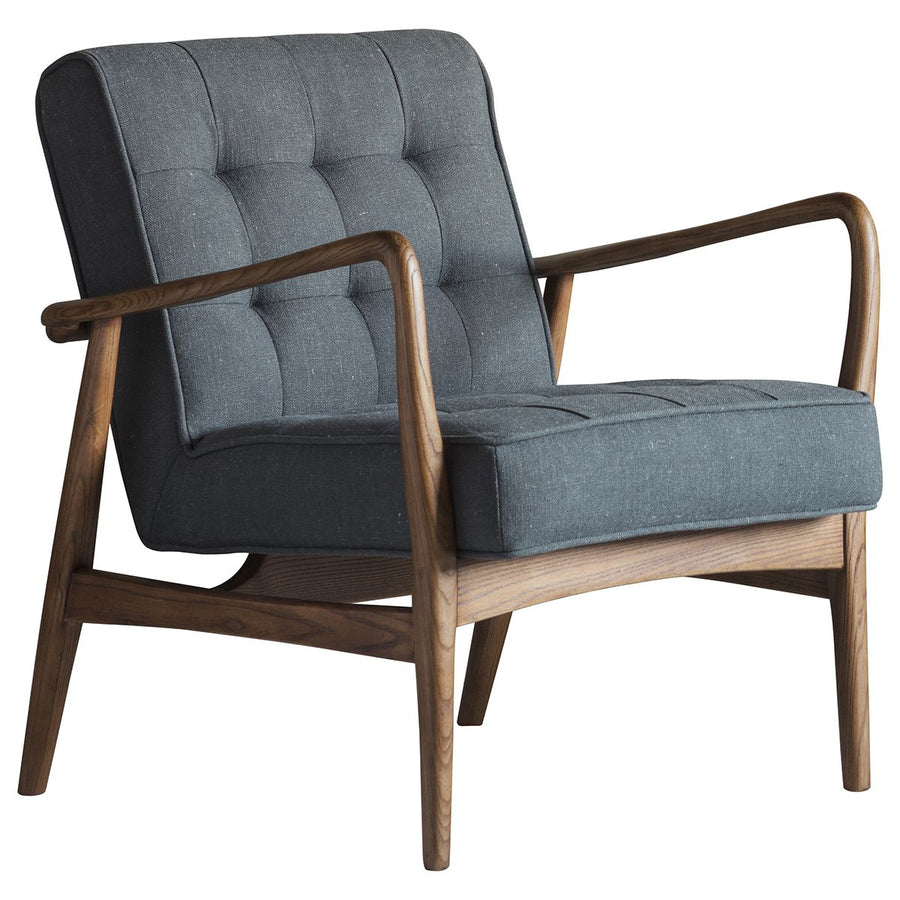 Humber Armchair Dark Grey Linen