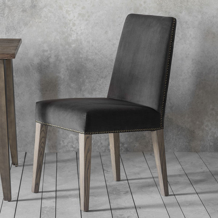 Dining Chair Velvet Set of 2 Beavy