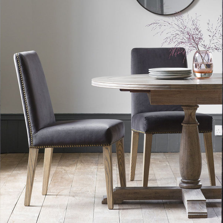 Dining Chair Velvet Set of 2 Beavy