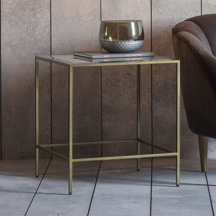 Bronze Side Table Finlay