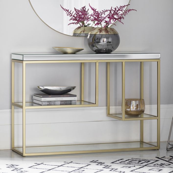 Champagne Console Table Neligh