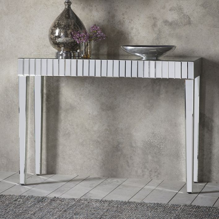 Beyer Mirrored Console Table