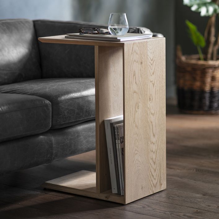 Super Oak Side Table Luna